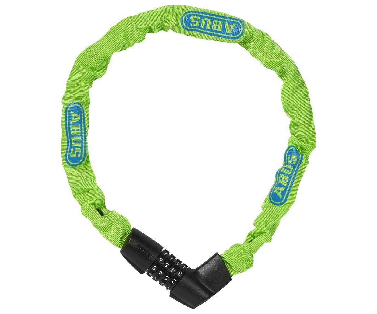 Zámek řetězový kódový 1385 Abus TRESOR - 1385/75 neonově zelený