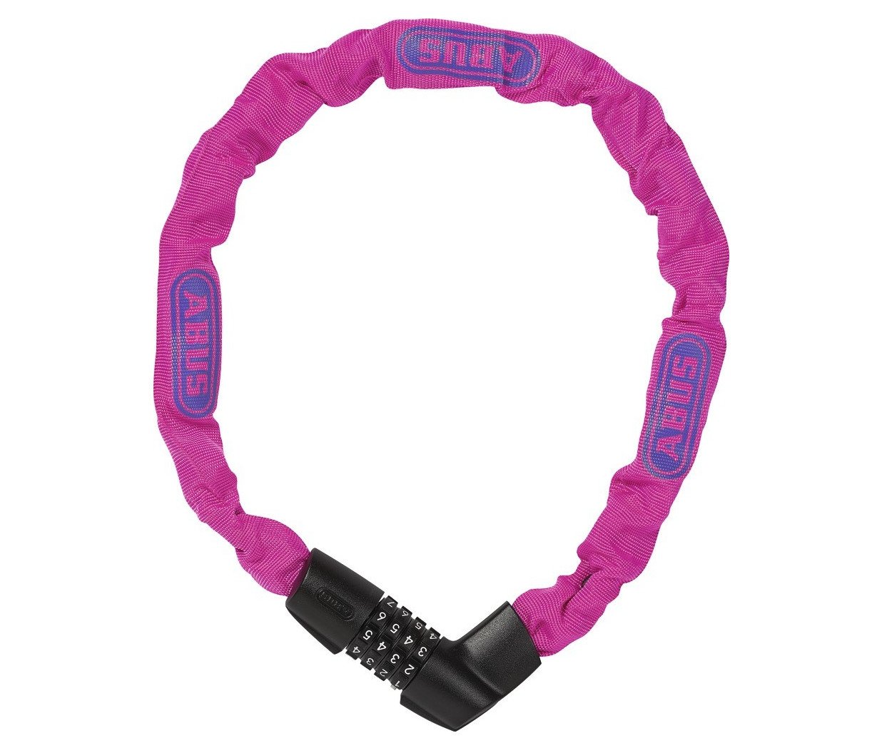 Zámek řetězový kódový 1385 Abus TRESOR - 1385/75 neonově růžový