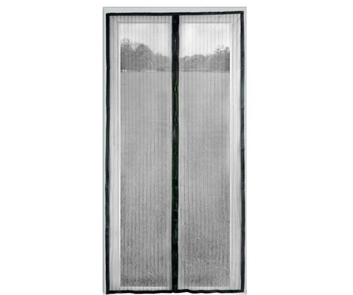 Závěs dveřní proti hmyzu magnetický černý 218x96cm