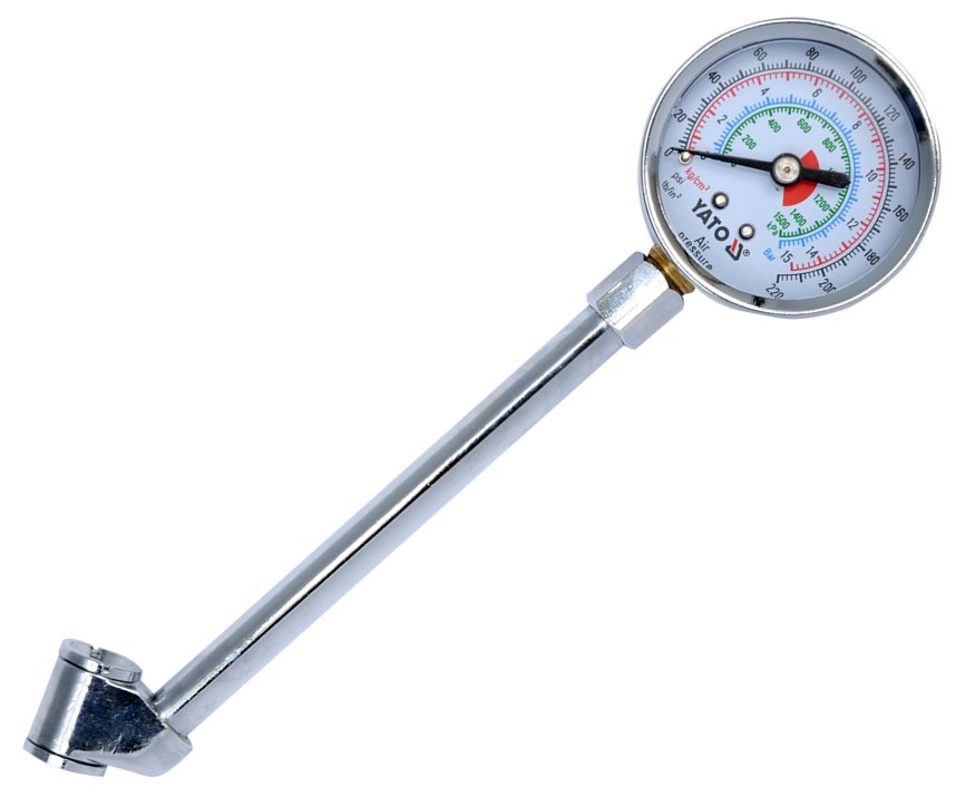 Pneuměřič pro nákladní auta 15bar Yato Profi 24301