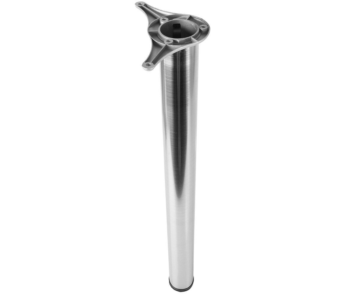 Noha stolová - 820/60mm Ni-kartáč