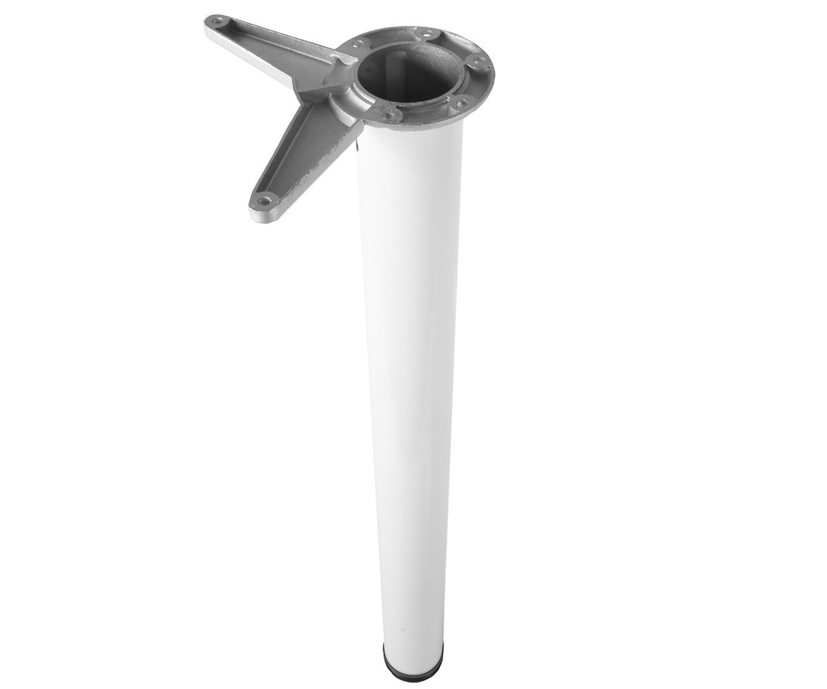 Noha stolová - 710/60mm bílá