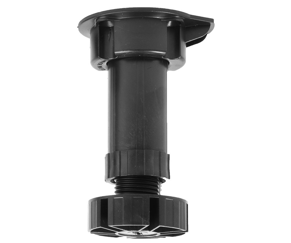 Noha rektifikační plastová černá - 150mm