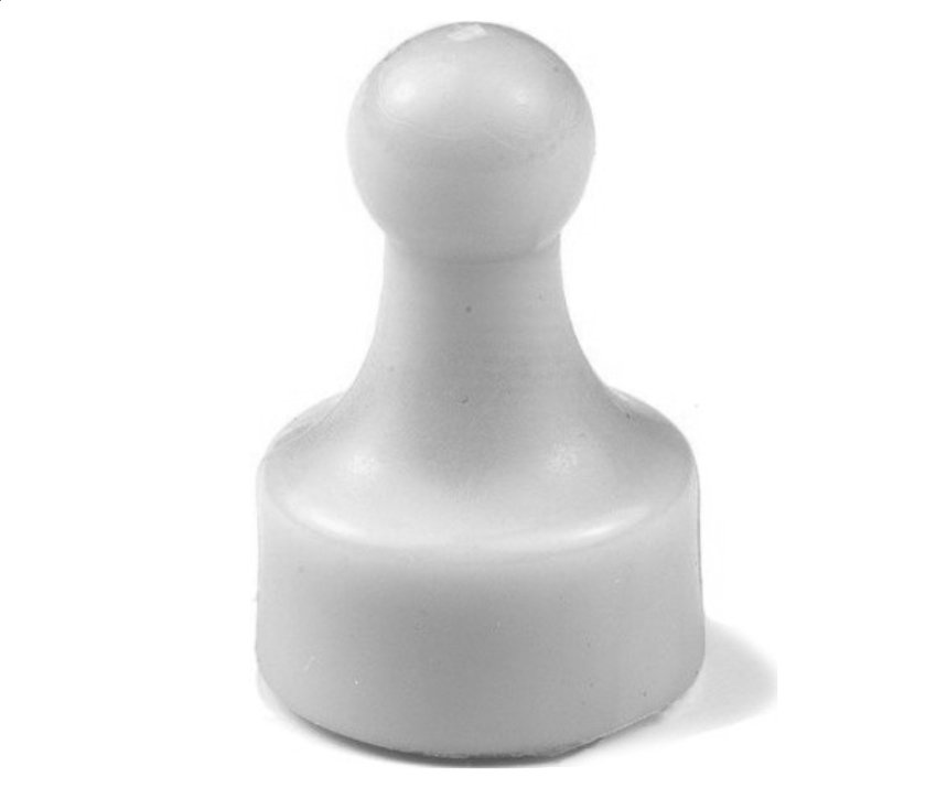 Magnetická figurka neodym 12x20mm - bílá