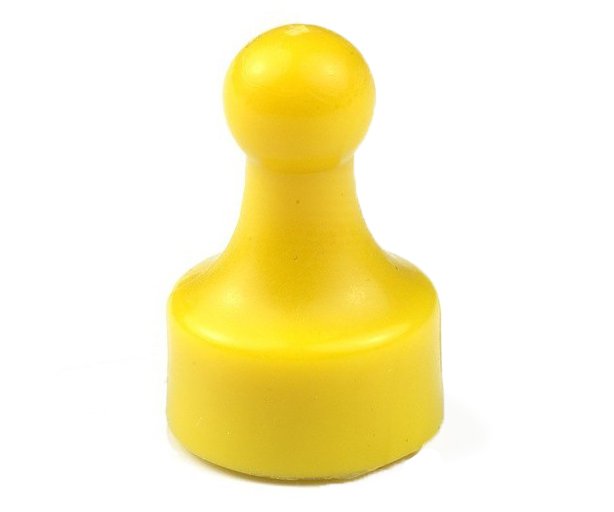 Magnetická figurka neodym 12x20mm - žlutá