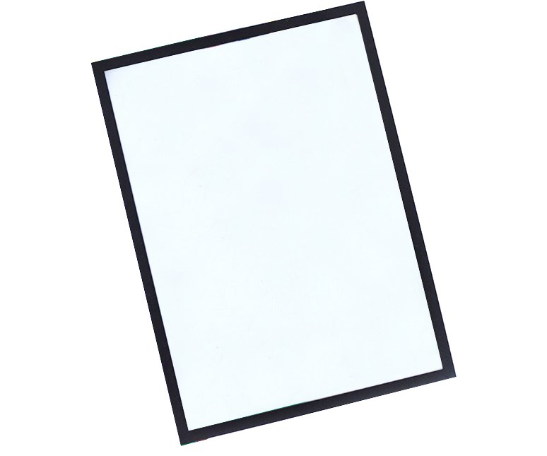 Magnetická kapsa na papír - A5 černá