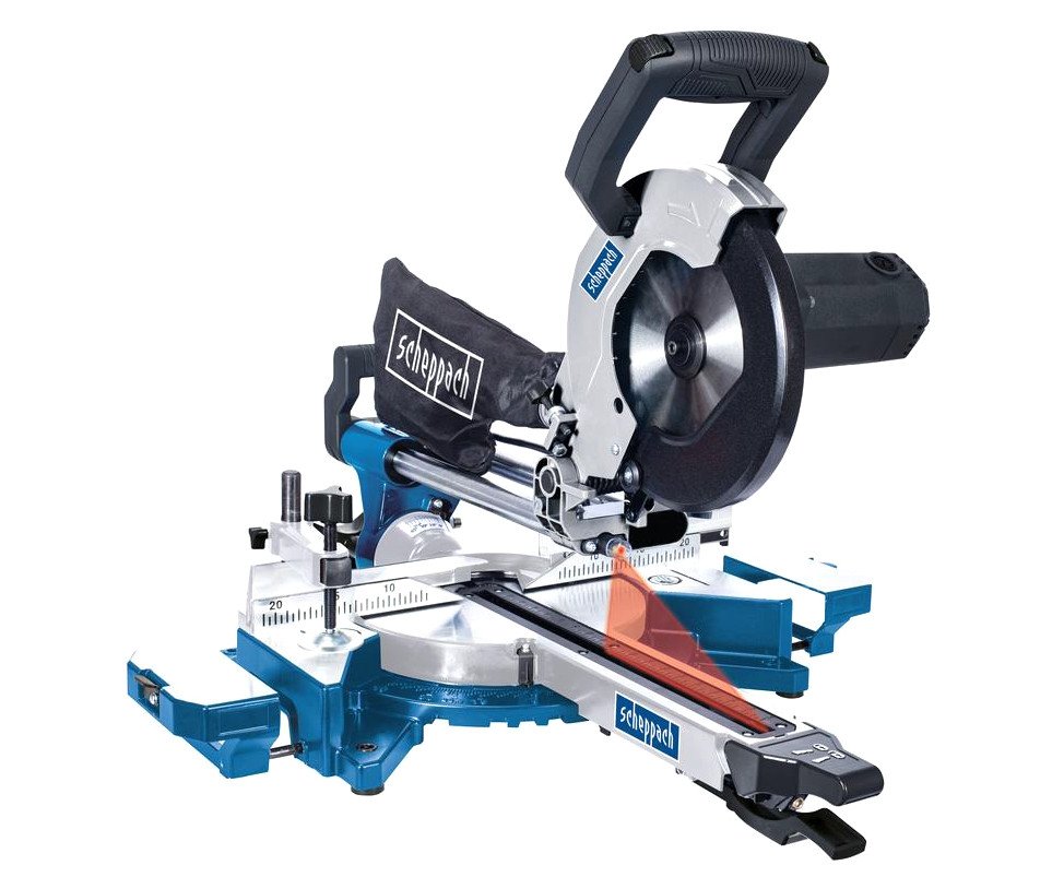 Scheppach HM 90 MP pokosová pila s laserem a potahem