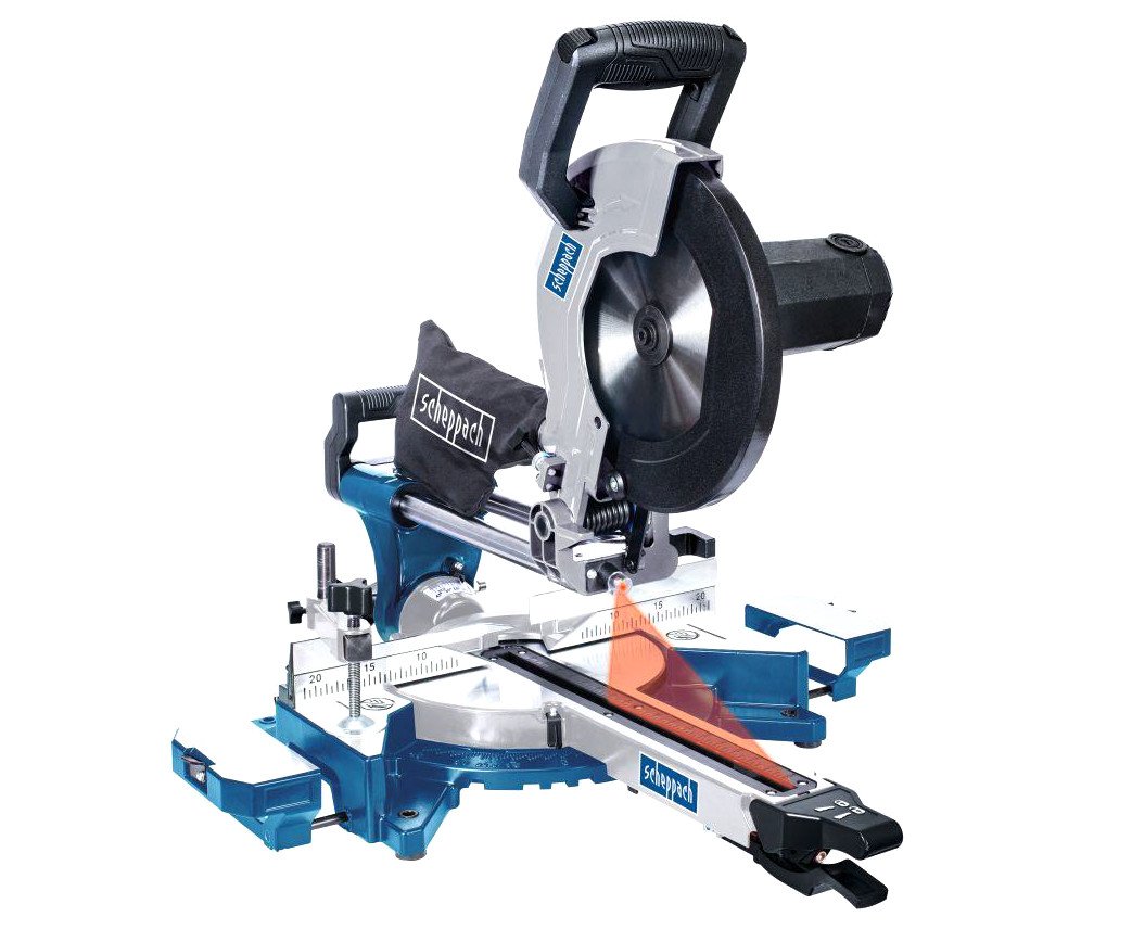 Scheppach HM 110 MP pokosová pila s laserem a potahem