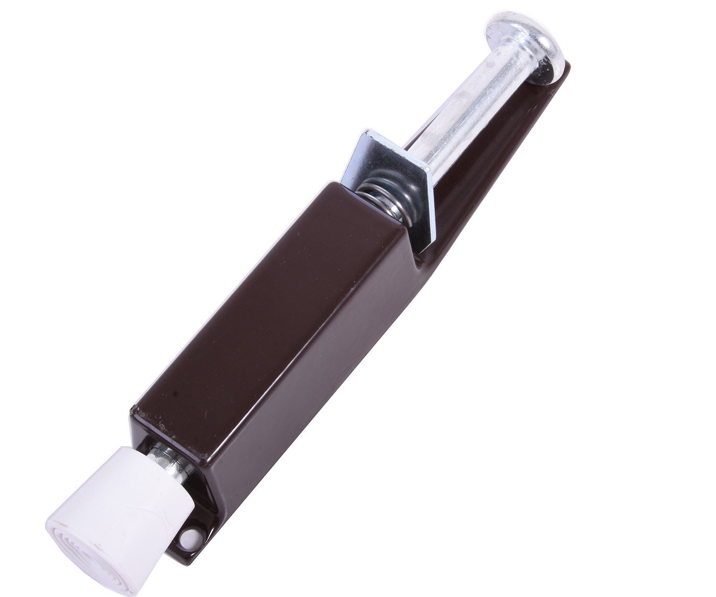 Stavěč dveří hranatý - 130mm hnědý