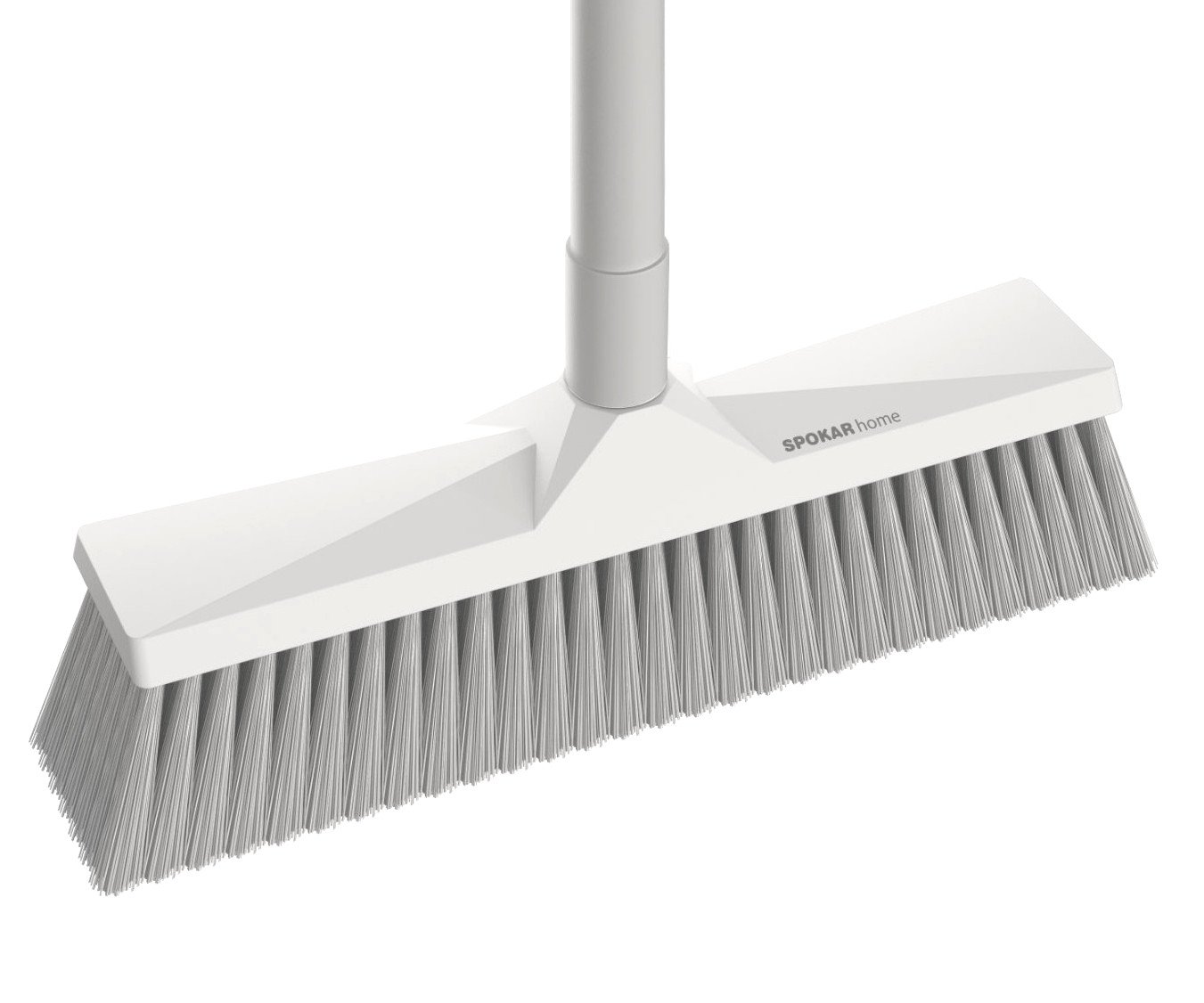 Smeták na hůl 28cm Spokar Home - bílá