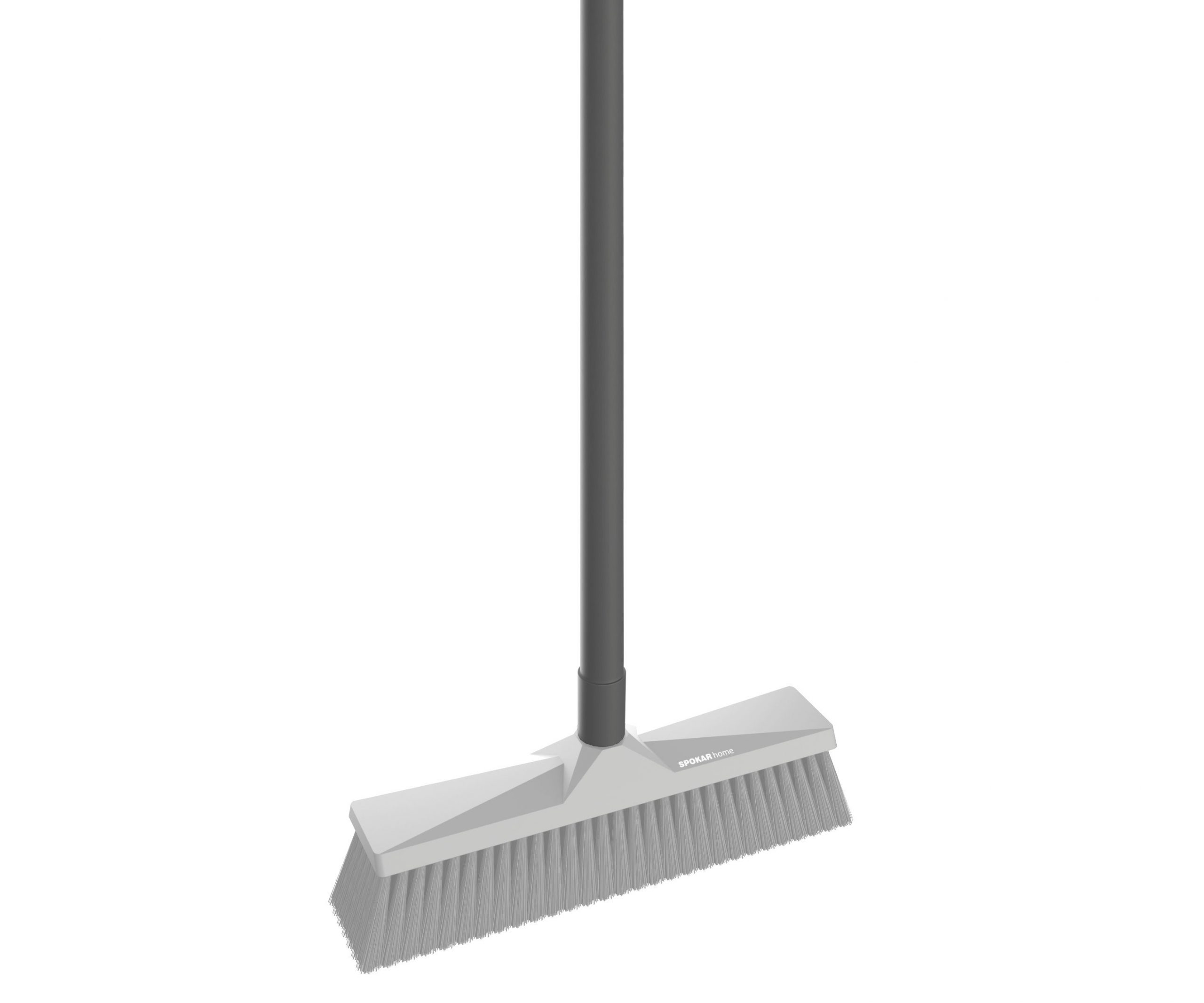 Násada na smeták 118cm Spokar Home - šedá