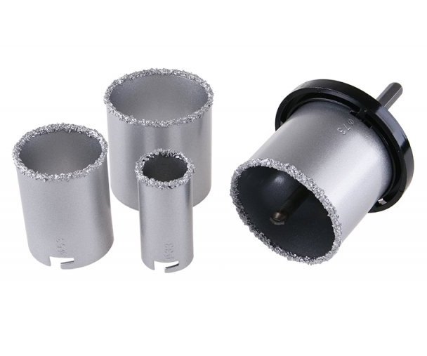 Vrták korunkový karbidový sada 33-73mm