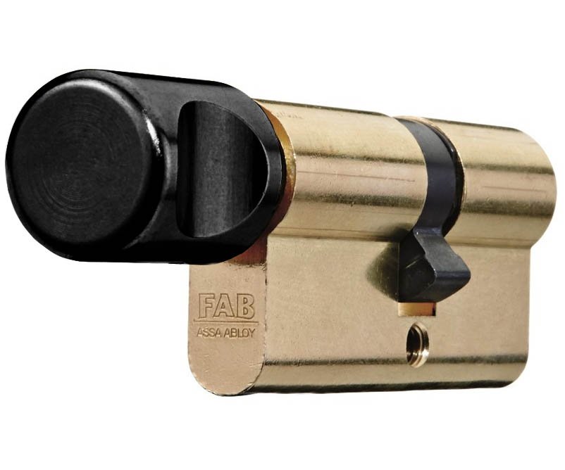 Vložka cylindrická s knoflíkem mosaz FAB 202RSGD - 40/29