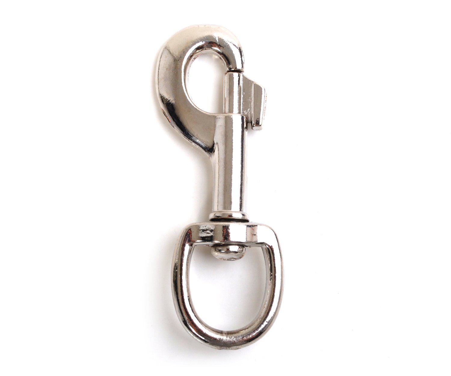 Karabina otočná kulaté oko Ni - 80mm/20mm