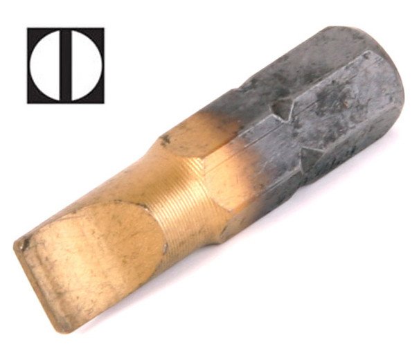 Bit plochý Titan Wekador délky 25mm - 1.2x8.0