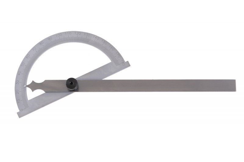 Úhloměr obloukový 0-180° Festa - 150x200mm