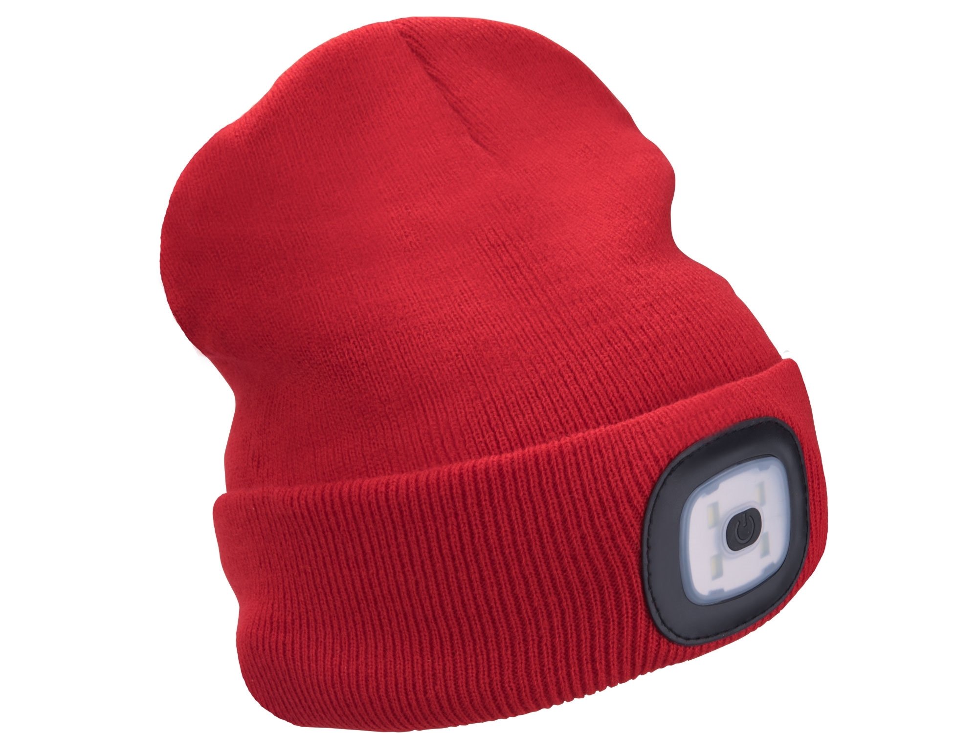 Čepice s čelovkou Extol Light - červená