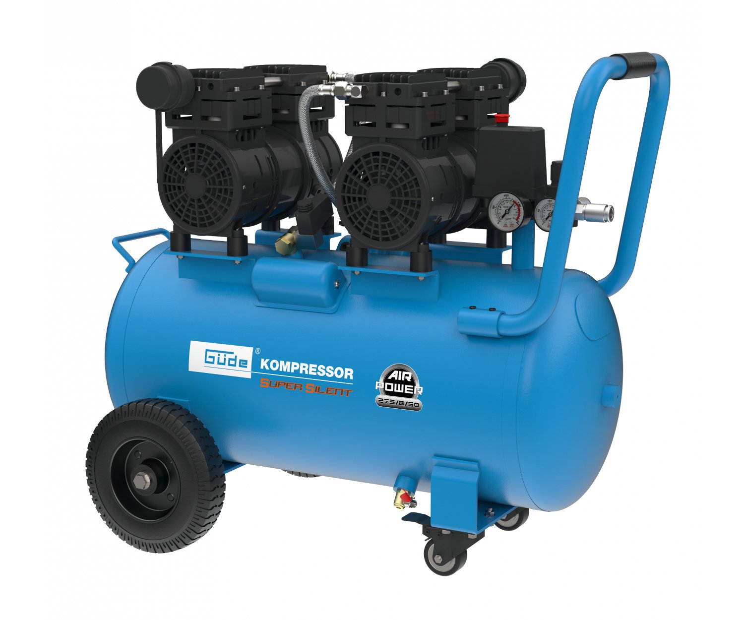 Güde AIRPOWER 275/8/50 SILENT bezolejový kompresor 1500W