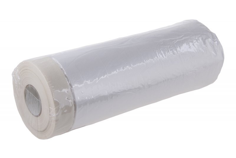 Fólie PE krycí se samolepicí páskou - 1