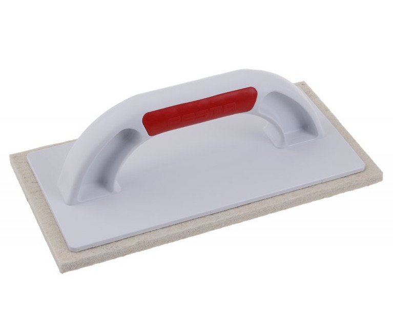 Hladítko bílá plsť - 250x130x8mm