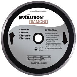 Kotouč diamantový řezný Evolution Diamond Rage - 210mm
