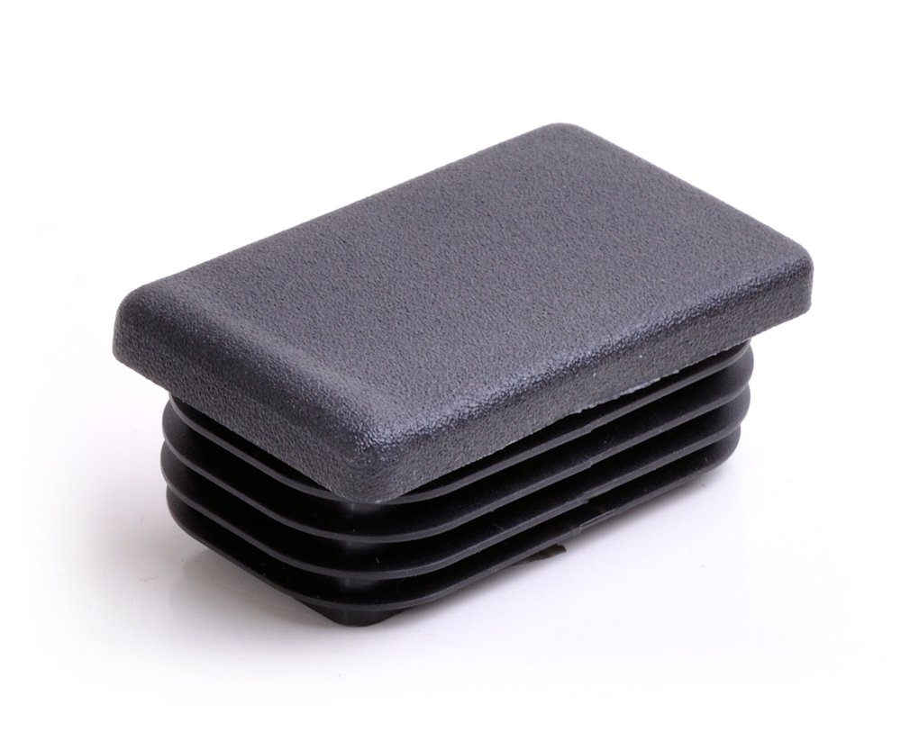 Záslepka do jeklu rovná černá - 50x40x0.8-3mm