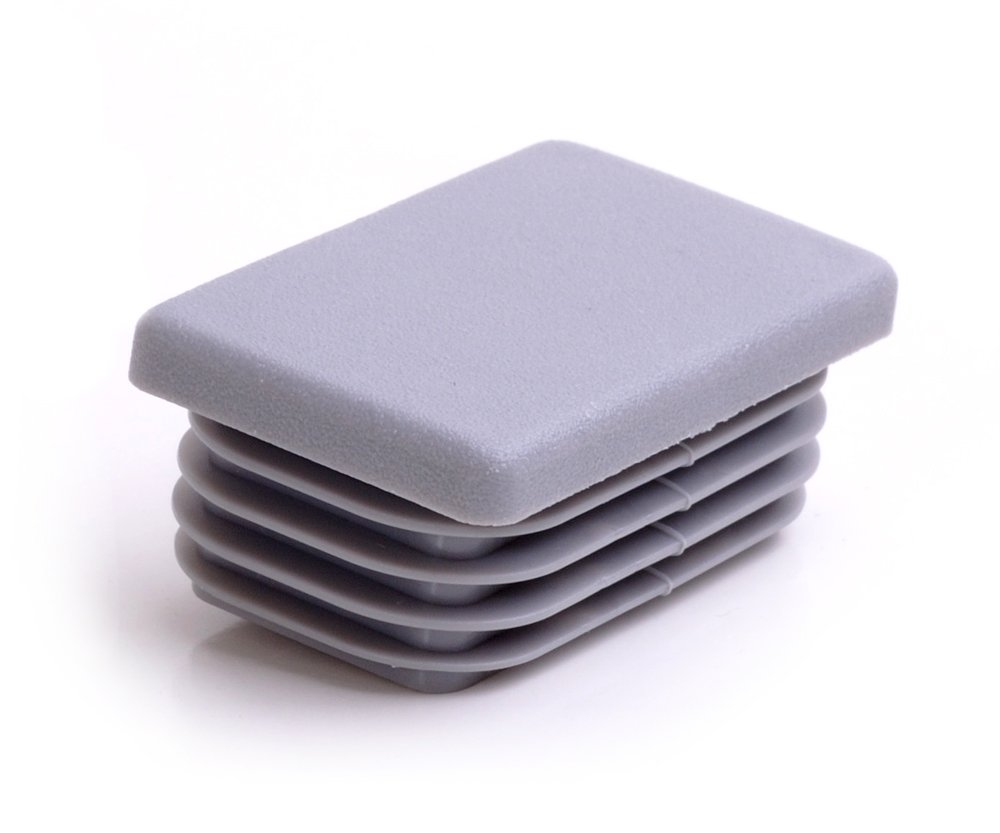 Záslepka do jeklu rovná šedá - 40x40x1-3mm