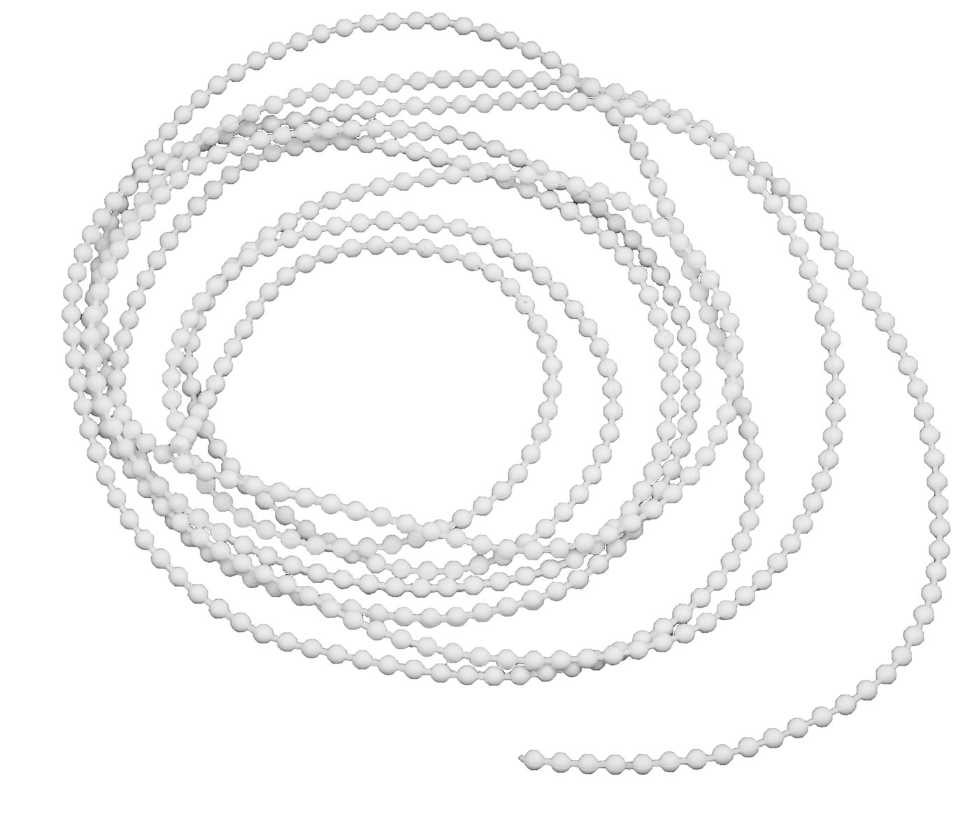 Řetízek ovládací na žaluzie - bílý