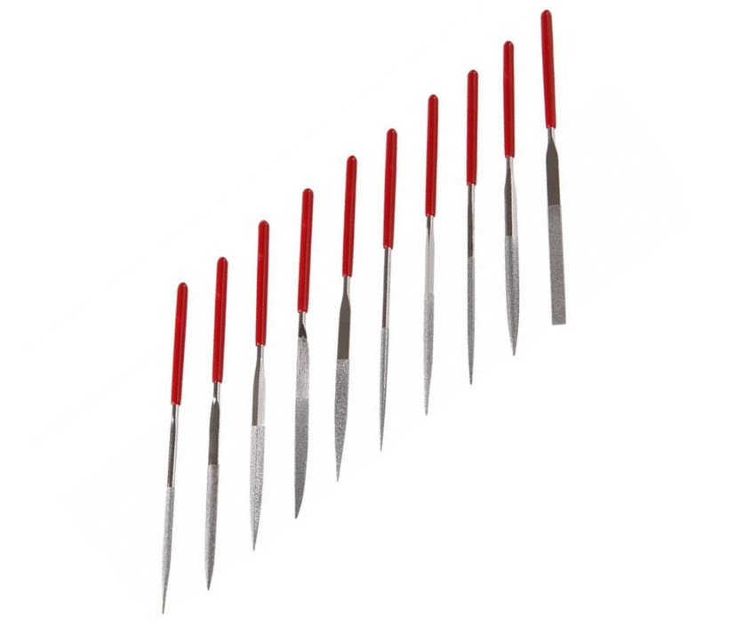 Sada jehlových diamantových pilníků 10ks Festa