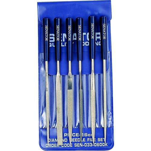 Sada jehlových diamantových pilníků 6ks Senator