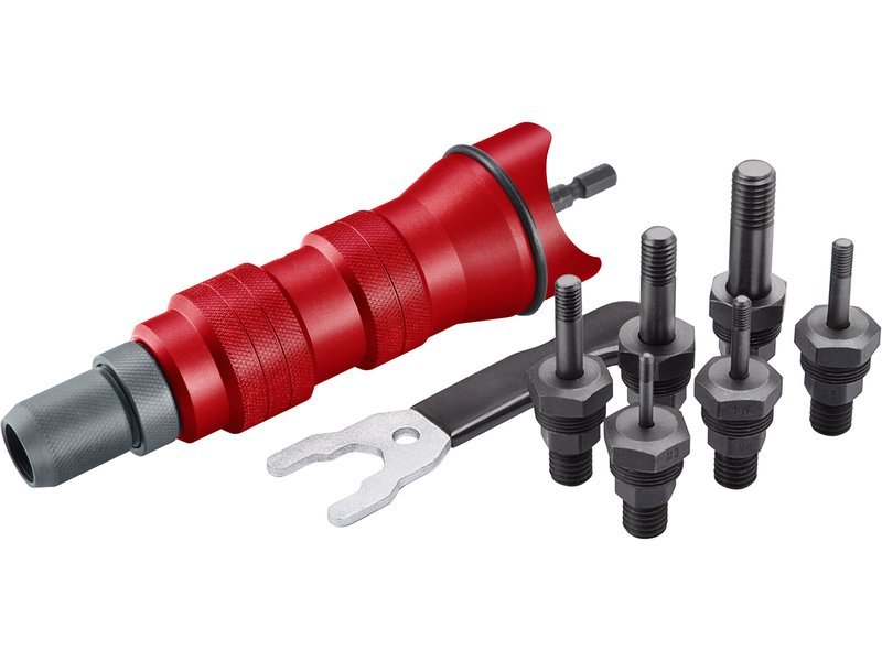 Nýtovací nástavec pro vrtačku na matice Fortum 4770654