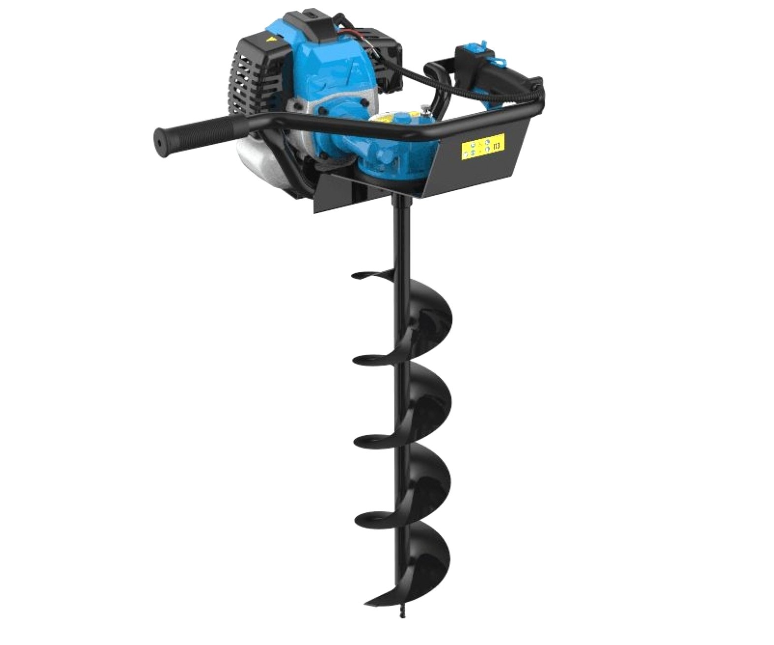 Güde GE 2200 půdní vrták + 3 vrtáky