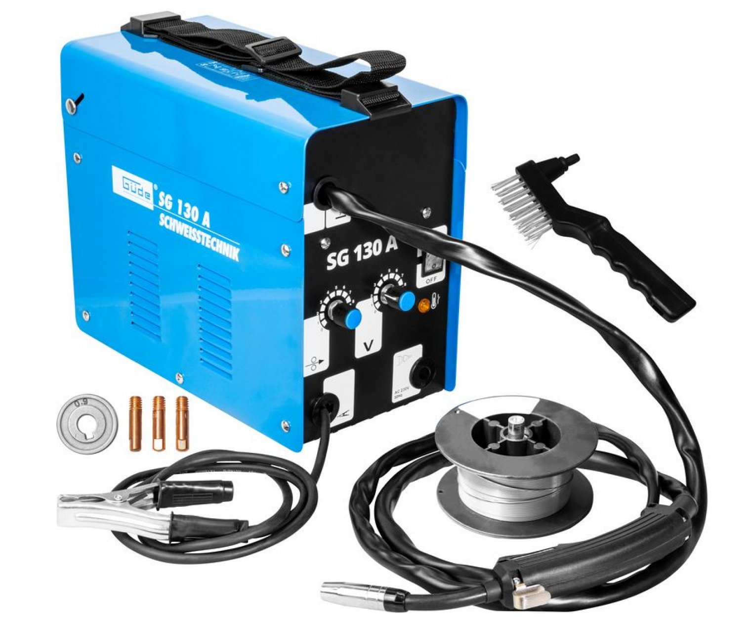Güde SG 130 A svářečka s plněnou drátovou elektrodou