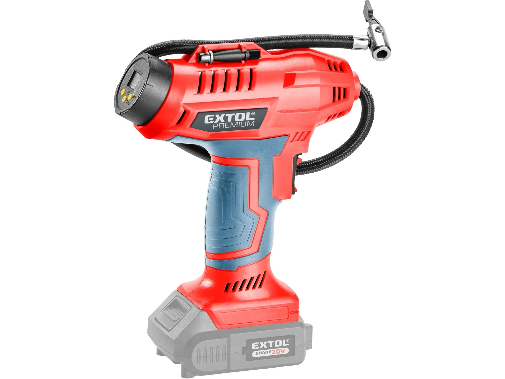 Extol Premium 8891875 SHARE20V aku kompresor bez aku