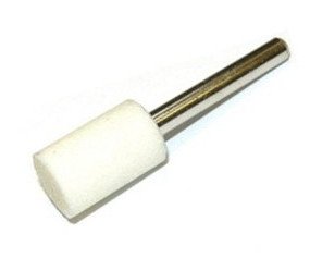 Tělísko brousicí válcové Tyrolit - 10x40-6mm bílé P60