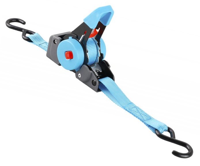 Pás upínací samonavíjecí s ráčnou a háky 0