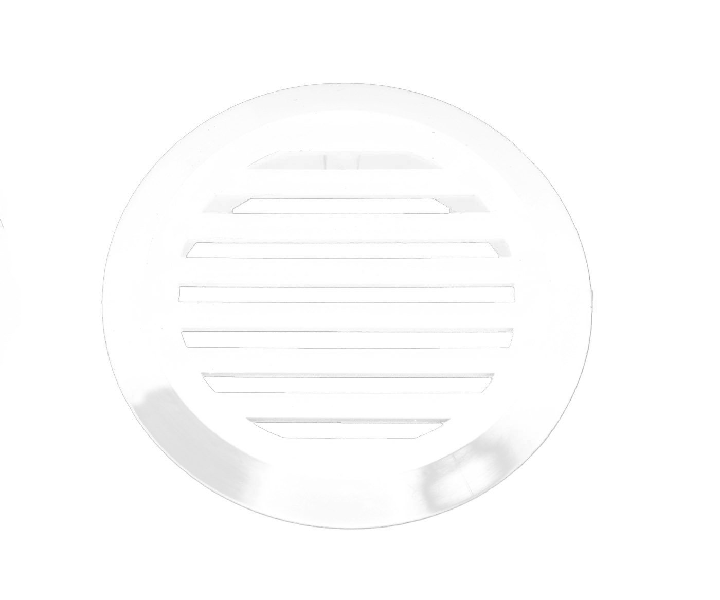 Vzdušník plast 50/60mm - bílý