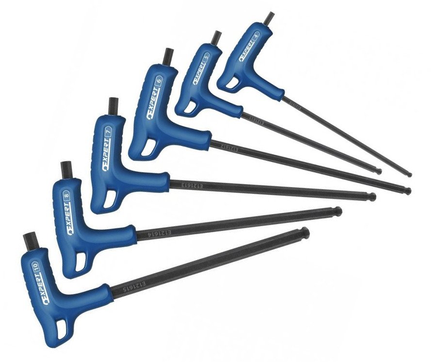 Sada imbus klíčů T s kuličkou 6ks Tona Expert E121616