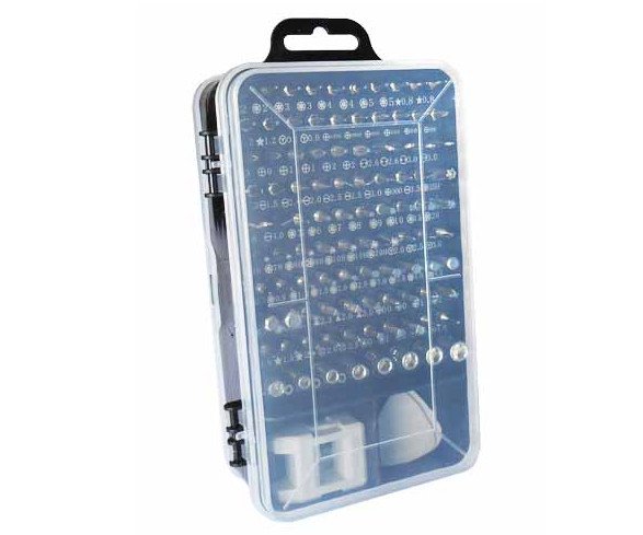 Sada bitů hodinářských 110ks s rukojetí Magg