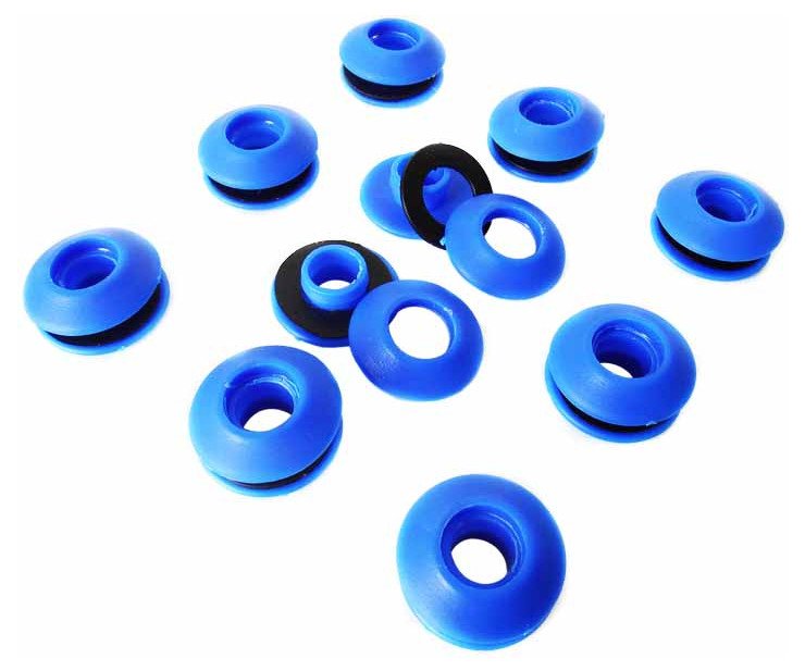 Kroužky plachtové plastové 10ks