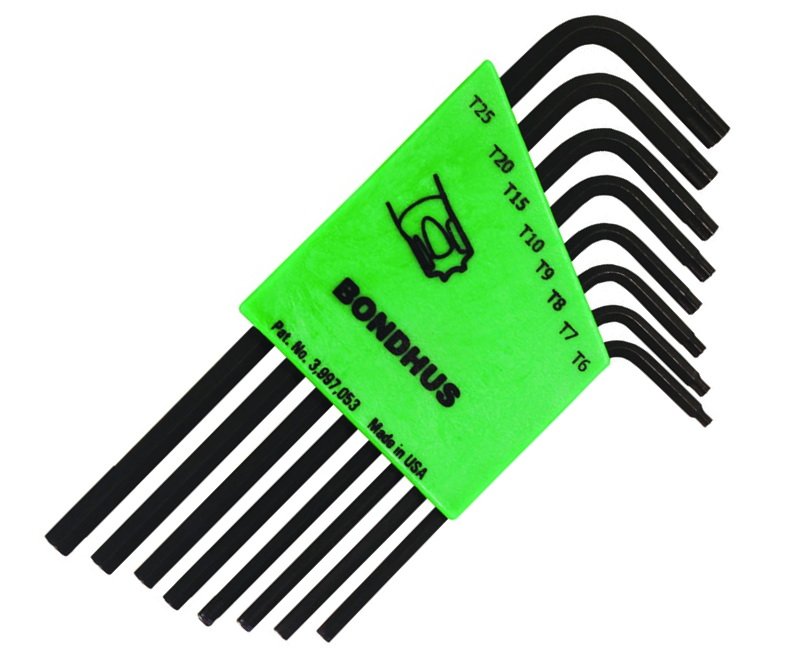 Sada torx klíčů 8ks T6-T25 TLX8S Bondhus 31832