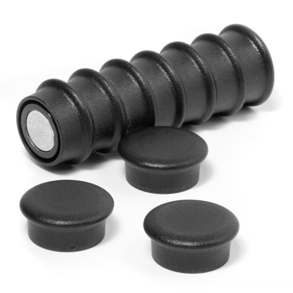Magnet kancelářský 22x9mm neodym - černý