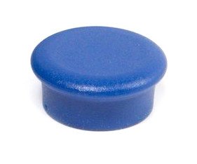 Magnet kancelářský 22x9mm neodym - modrý