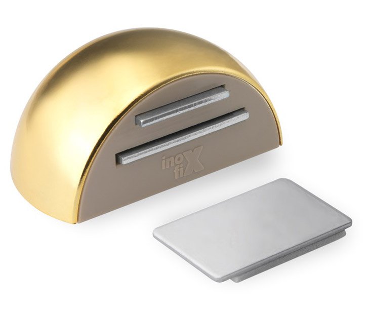 Zarážka dveří magnetická - zlatá