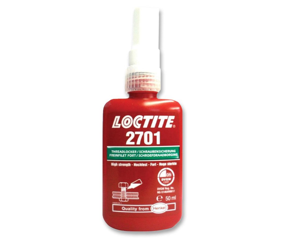 Loctite 2701 zajišťovač šroubů vysokopevnostní 5ml