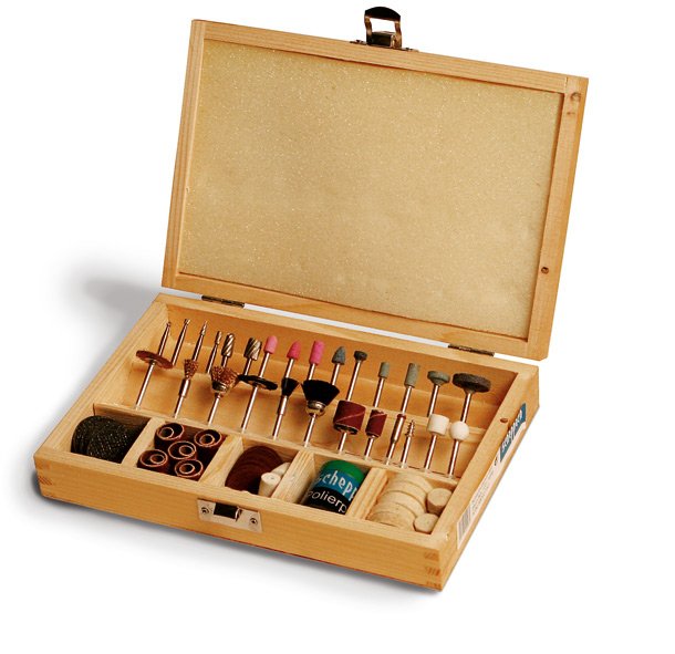 Sada příslušenství pro přímou brusku 103ks Scheppach