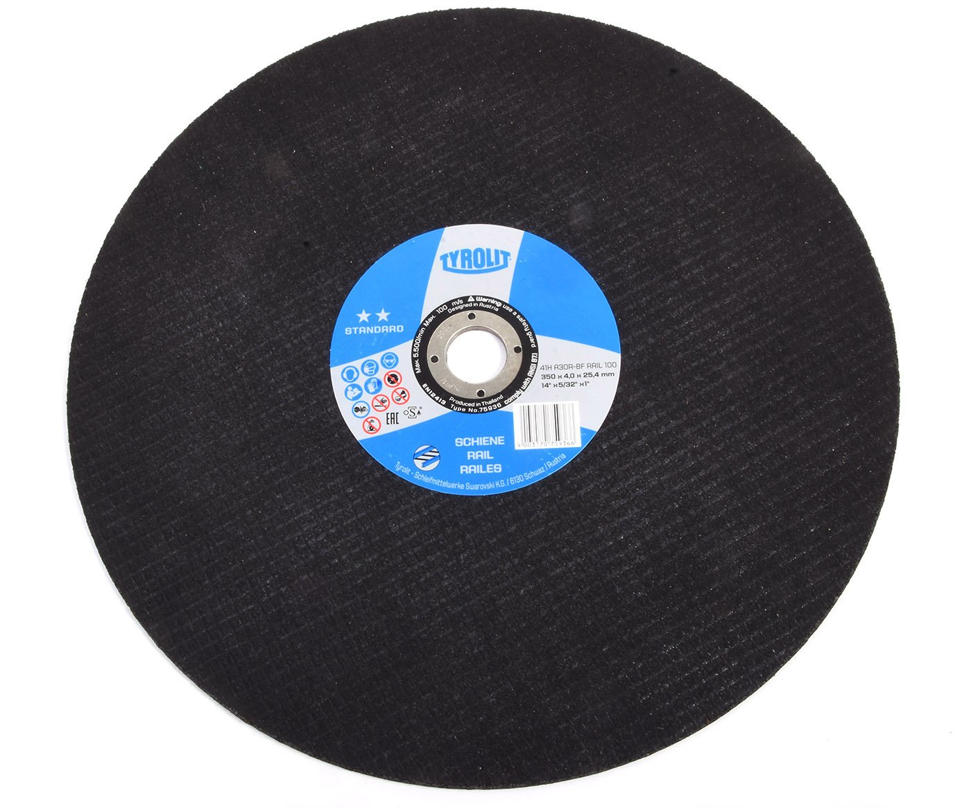 Kotouč řezný kolejnice Tyrolit Standard 350x4.0mm