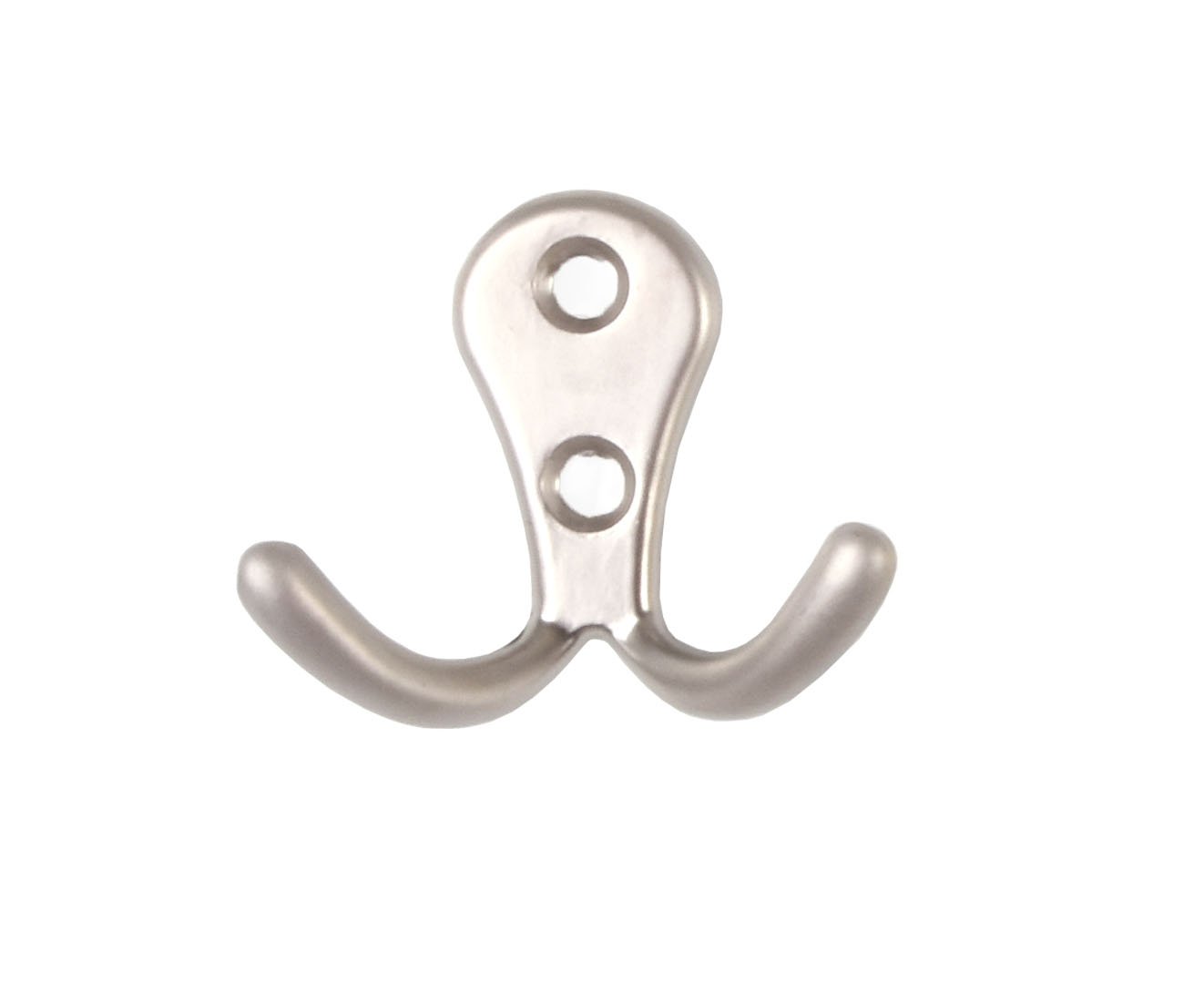 Věšák dvojháček - nikl-satin