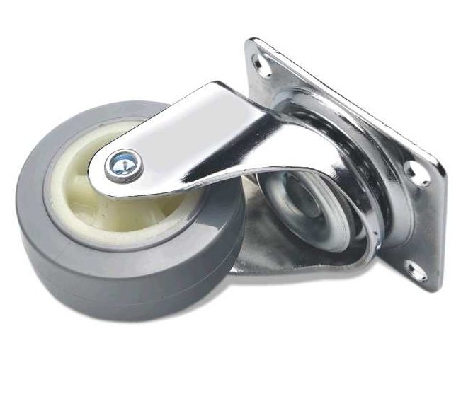 Kolečko přístrojové otočné 50mm plotýnka Tokoz