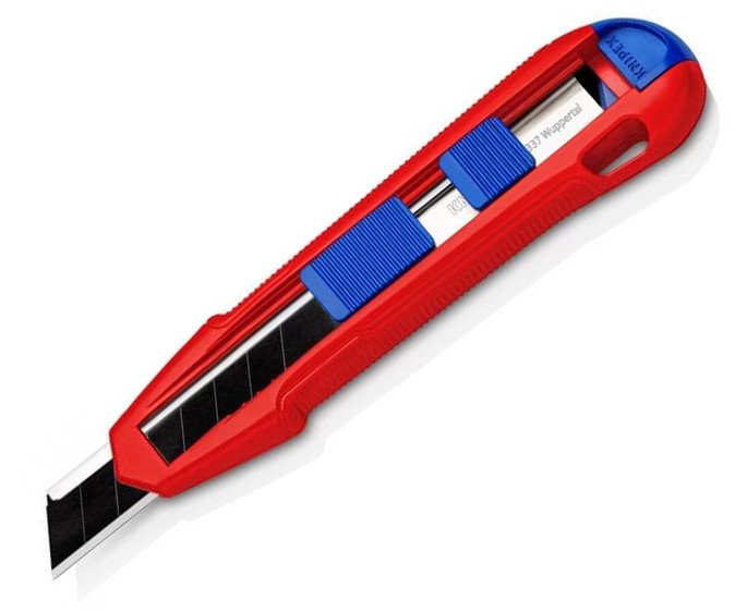 Nůž ulamovací 18mm s vysunovací lištou CutiX Knipex 90 10 165 BK